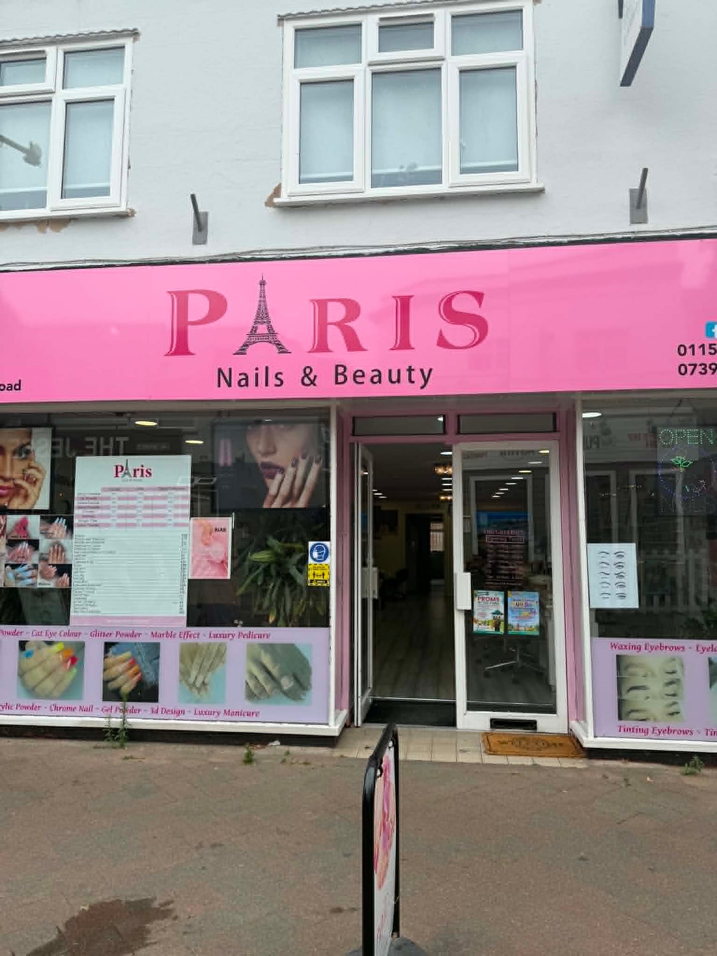 Paris Nails and Beauty salon interior